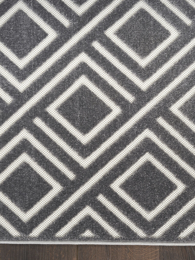 Care Free CAF03 Gray 5'3" x 7' Rug