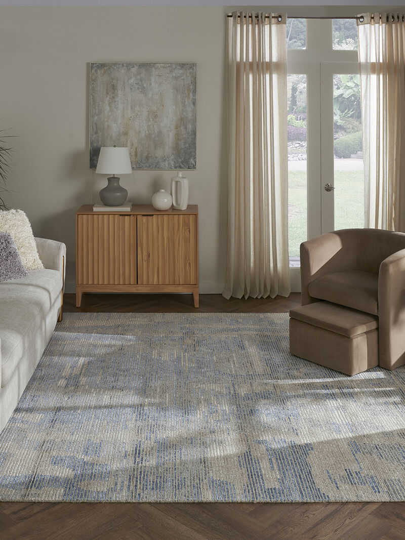 Ellora ELL01 Blue 7'9" x 9'9" Rug