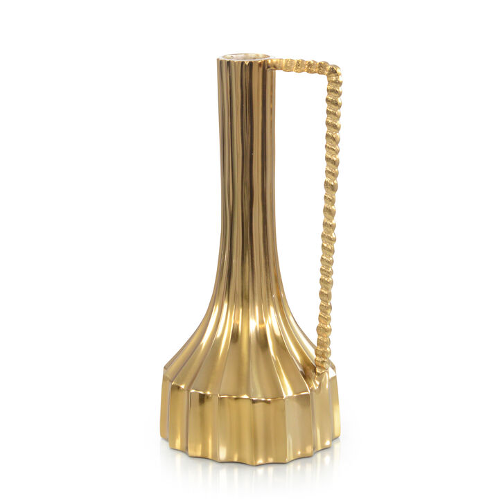 Mykonos Champagne Gold Vase