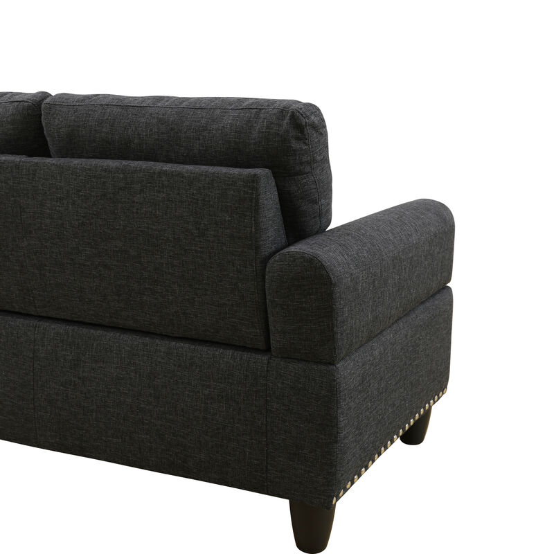 Lesfur L-Shaped Sectional Couch image number 4