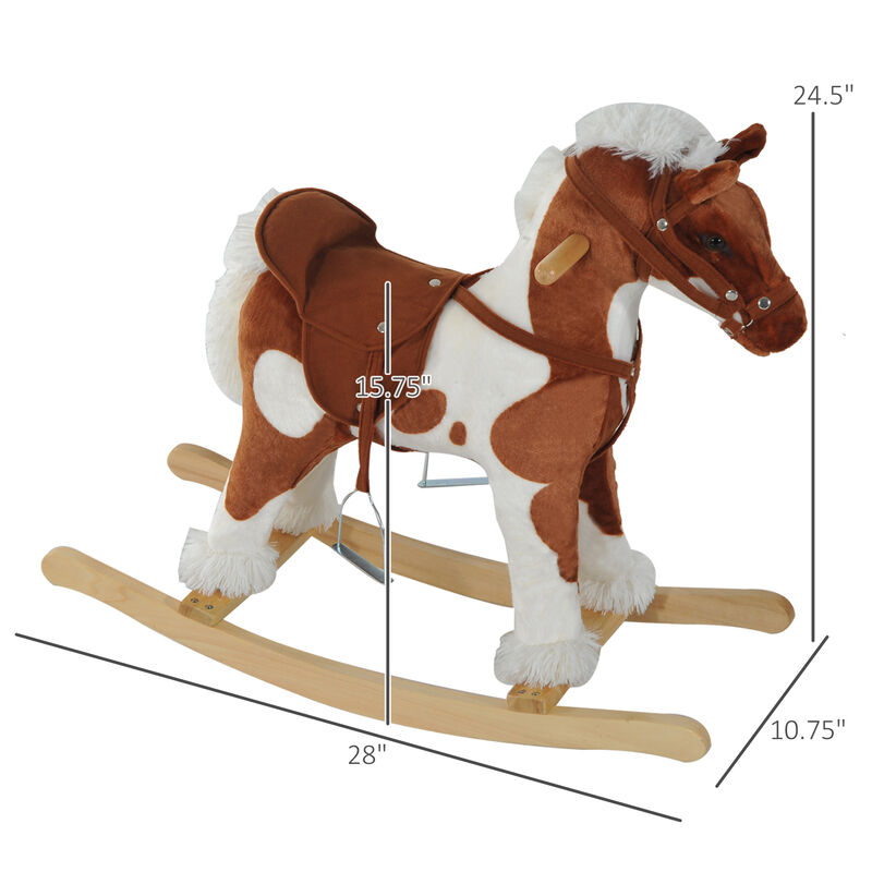 BreeBe Musical Rocking Horse for Toddlers image number 2
