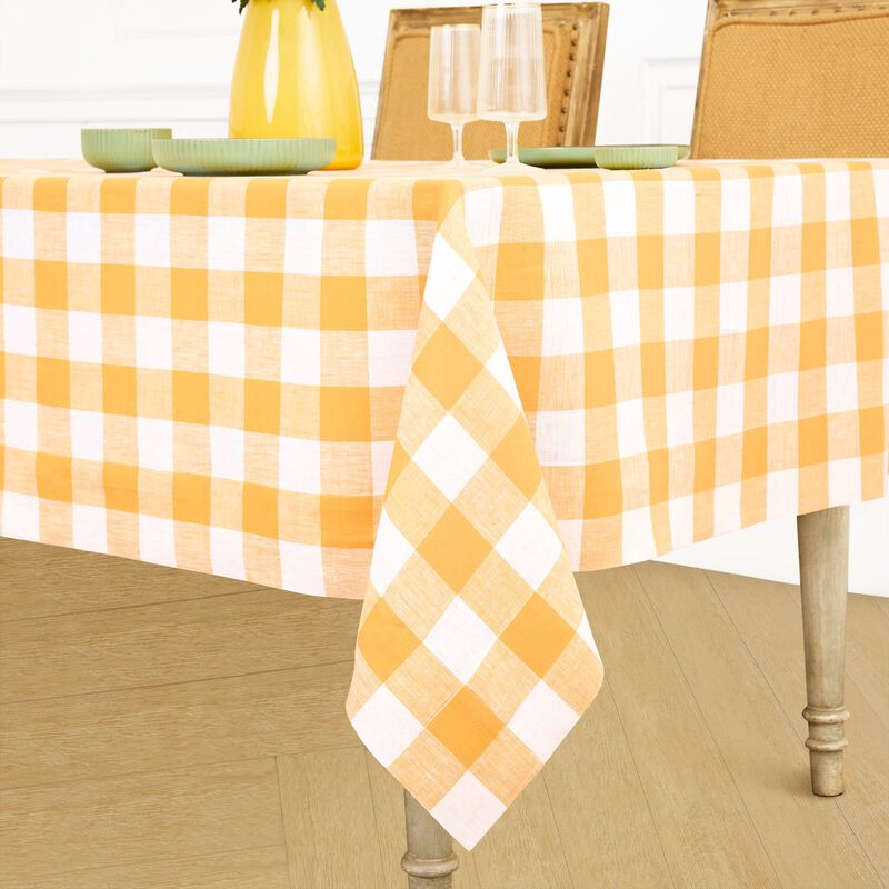 Linen Tablecloth - Buffalo Check image number 1