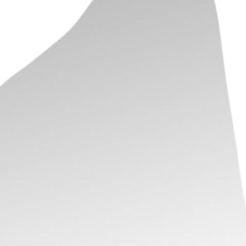 HomeRoots 71" Clear Abstract Frameless Accent Mirror image number 4