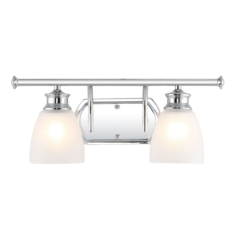 Beverly Metal/Glass Contemporary Modern LED Vanity Light