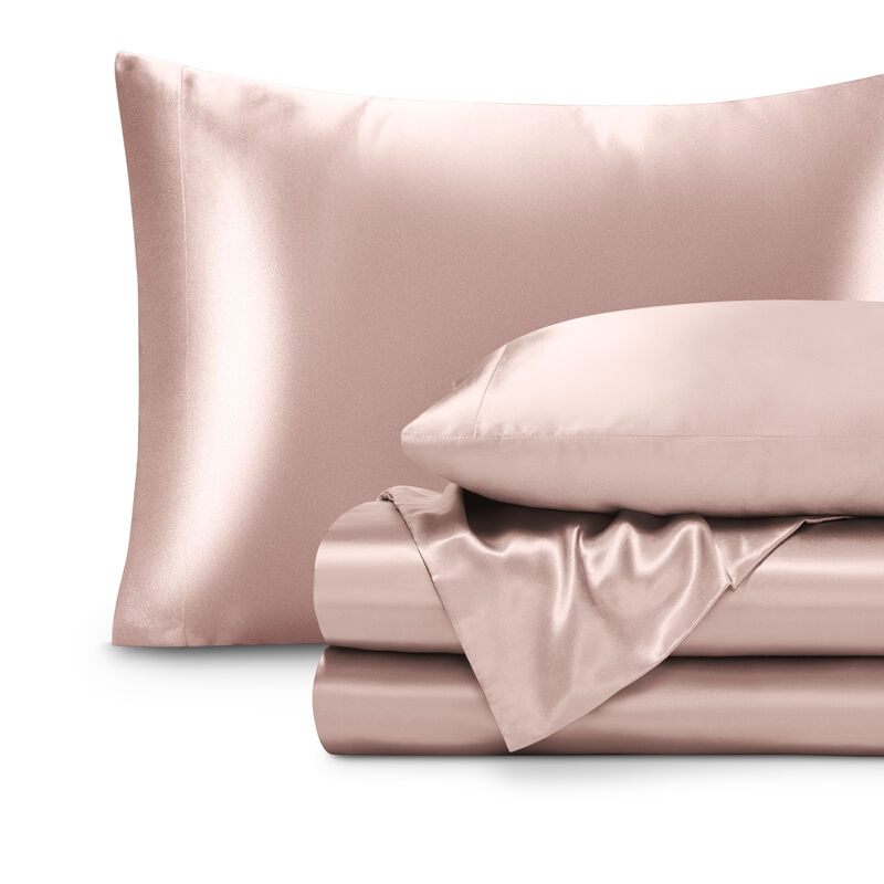 Silky-Smooth Satin Sheet Set image number 0