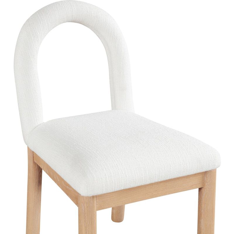 Meridian Furniture Conrad Linen Textured Fabric Dining Chair