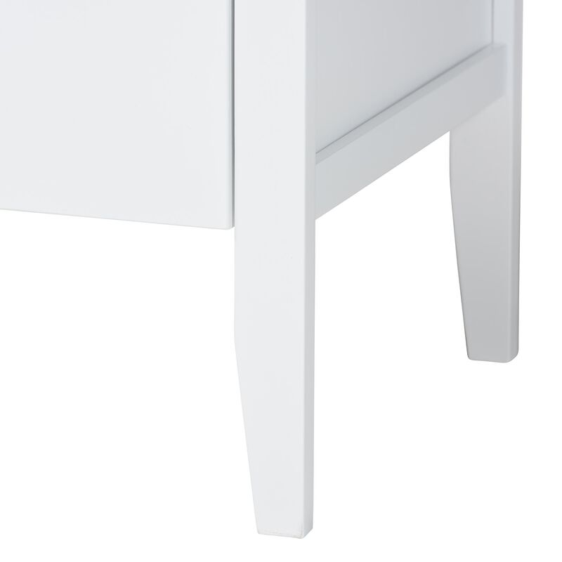 Lara Dresser with Laser-Cut Geometric Overlay image number 5