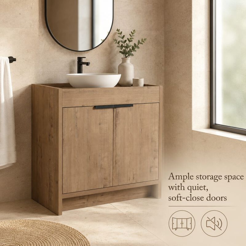 36" Freestanding Bathroom Vanity Cabinet image number 4