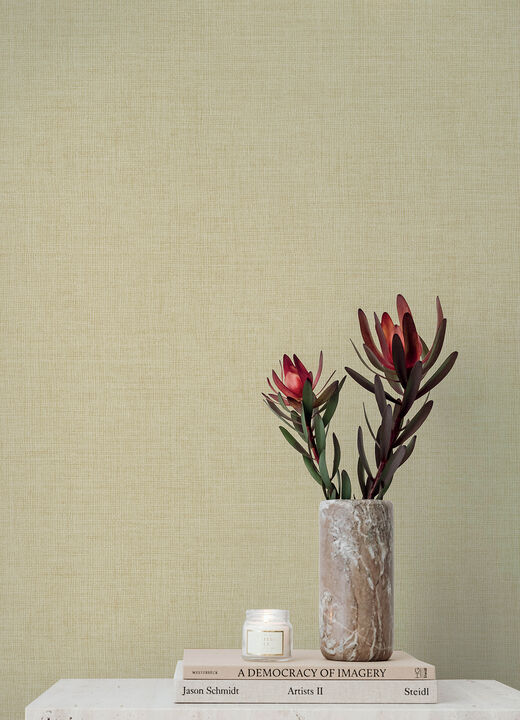Alba Cream Open Weave Wallpaper