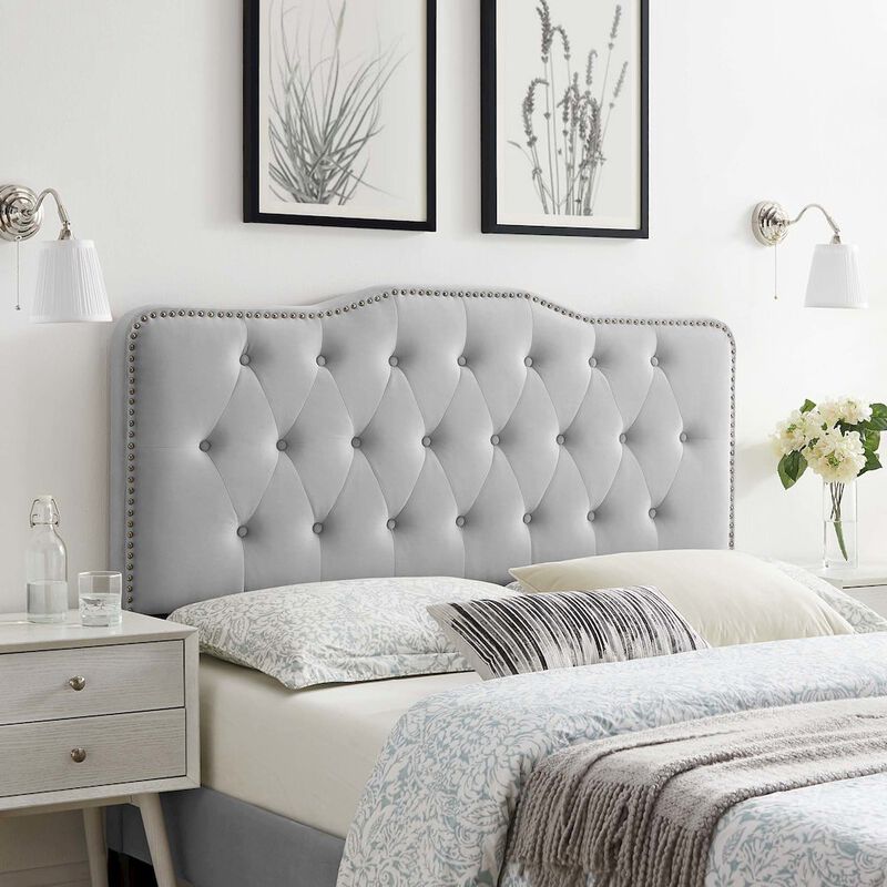 Sophia Tufted Performance Velvet King/California King Headboard image number 7
