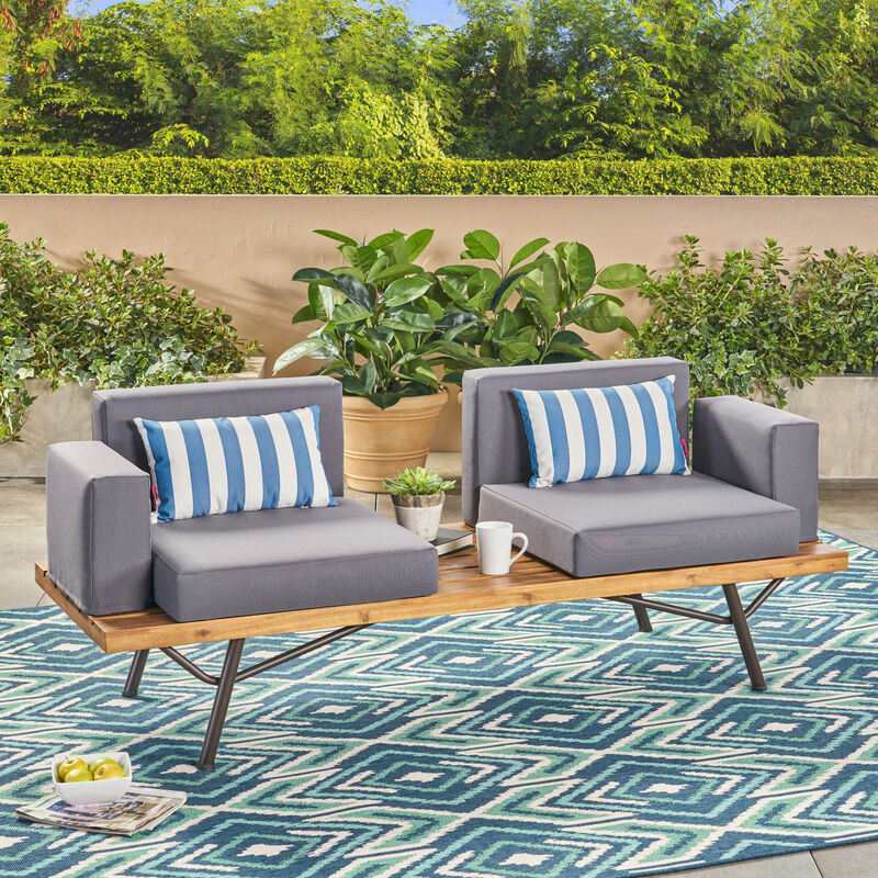 Merax Outdoor 2-Seater Sofa
