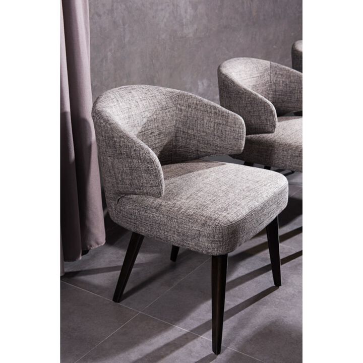 Carlton Grey Fabric Dining Chair