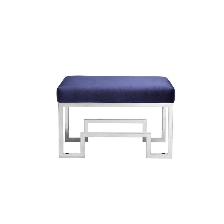 Pangea Home Z-Laurence Stool Navy