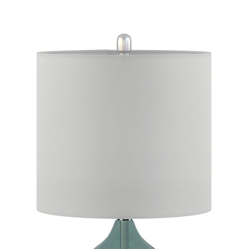 Belen Kox Ellipse Blue Glass Table Lamp Set (Set of 2), Belen Kox