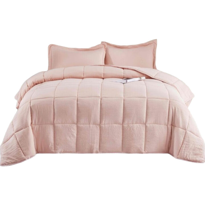 3-Piece Double-Sided Comforter Set &ndash; Microfiber Bedding Ensemble