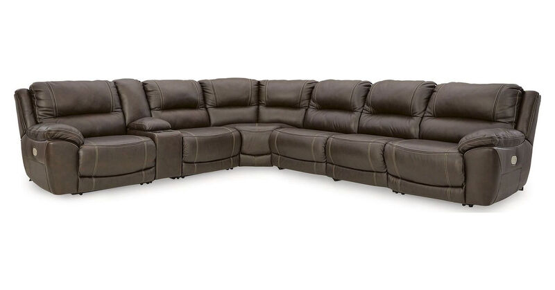 Dunleith 7-Piece Power Reclining Sectional image number 0
