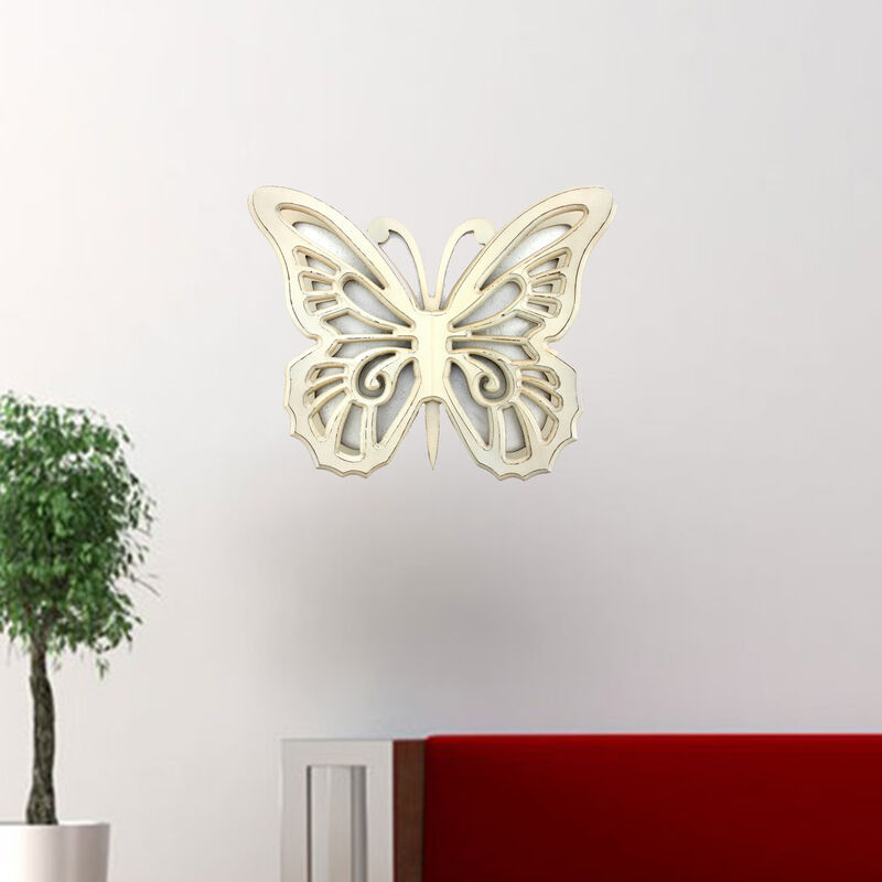 Rustic Butterfly Wall Art &ndash; Wooden Home Decoration for Walls image number 5