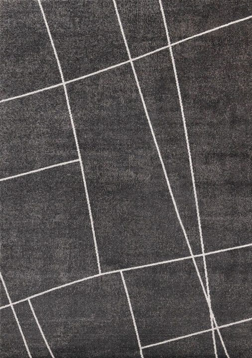 HomeRoots Abstract Area Rug