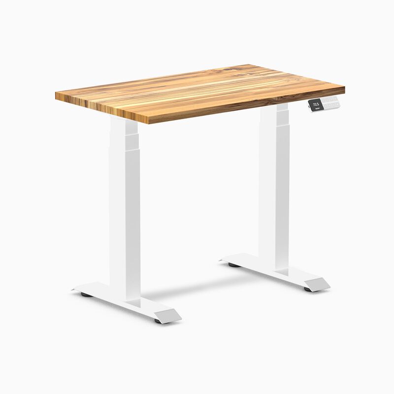 Desky Dual Mini Hardwood Sit Stand Desk image number 0