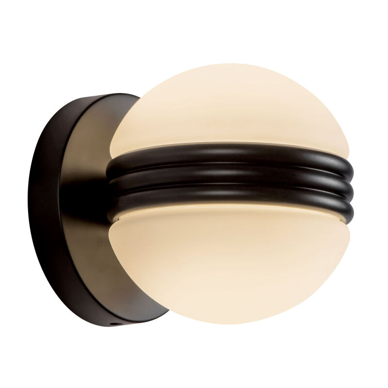 Selene 5-in Damp-Rated Dimmable LED Wall Sconce image number 4