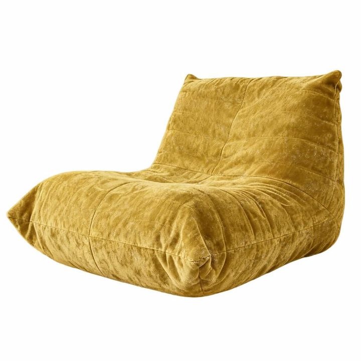 GOODSILO Ergonomic Bean Bag Chair with 5-Way Targeted Body Support for Reading, Working and Relaxing in Home Living Spaces