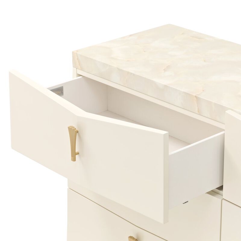 Fantosini 10-Drawer Mule Chest - Creamy Pearl image number 3
