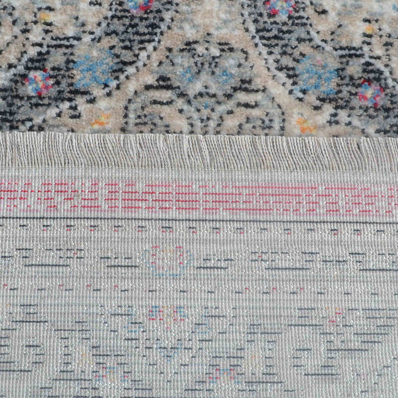 RUGSOTIC CARPETS MACHINE MADE POLYESTER AREA RUGS  - Rectangle Shape, Classic Oriental Traditional  Design, Low Pile Machine Made Area Rugs for Living Room (M00098) image number 8