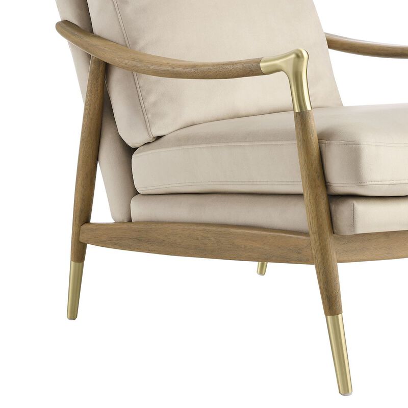 Langford Performance Velvet Accent Armchair image number 6
