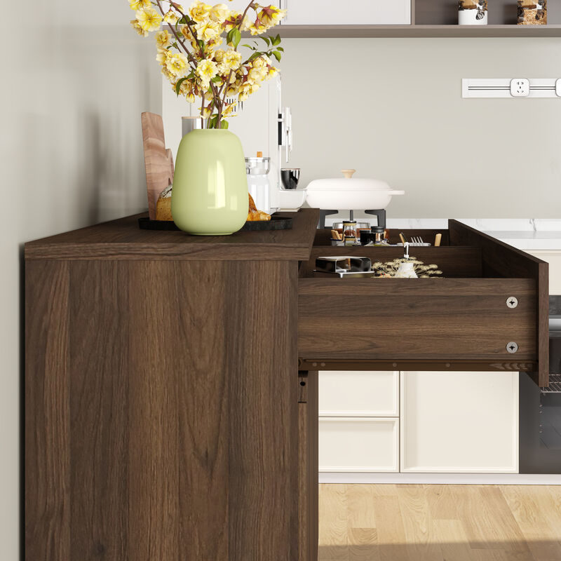 Wipbex 63.1" Sideboard Buffet Cabinet image number 9