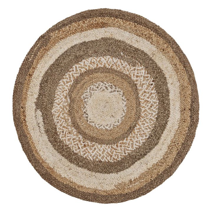 LR Home Boutique Jute Jute Area Rug Indoor