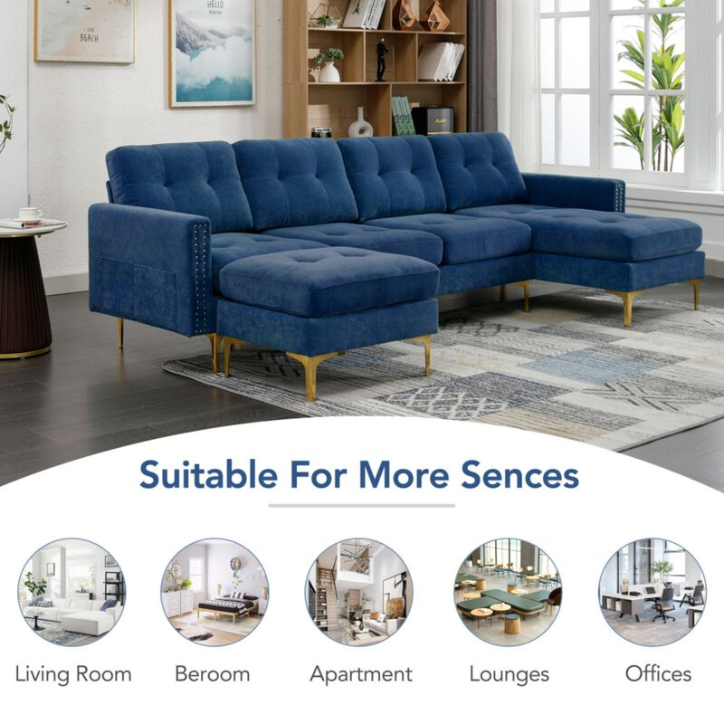 Celit U-Shape Sectional Sofa image number 4