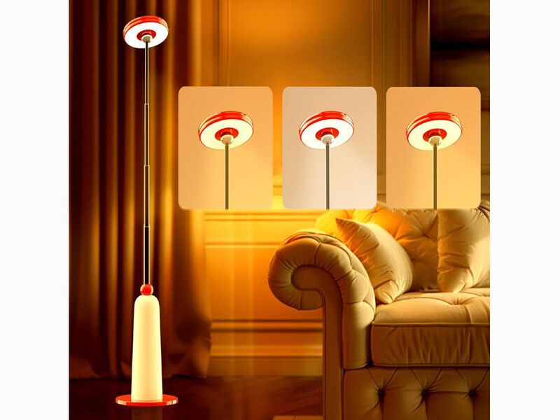 360&deg; Magnetic Floor Lamp &ndash; Cordless, Adjustable Height, 3-Color Dimmable LED