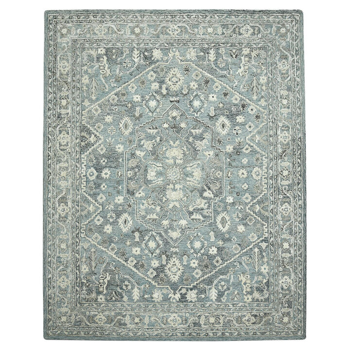 HomeRoots Oriental Hand Woven Area Rug With Fringe