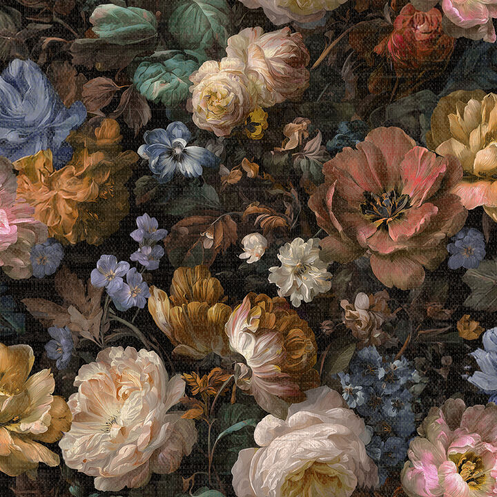 Vintage Floral Peel & Stick Wallpaper
