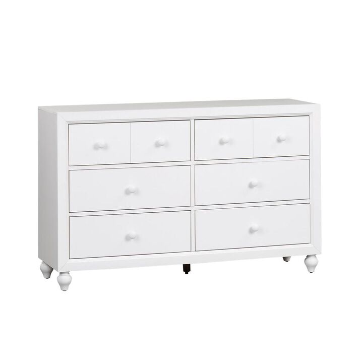 Liberty Furniture Cottage View 6 Drawer Dresser in White