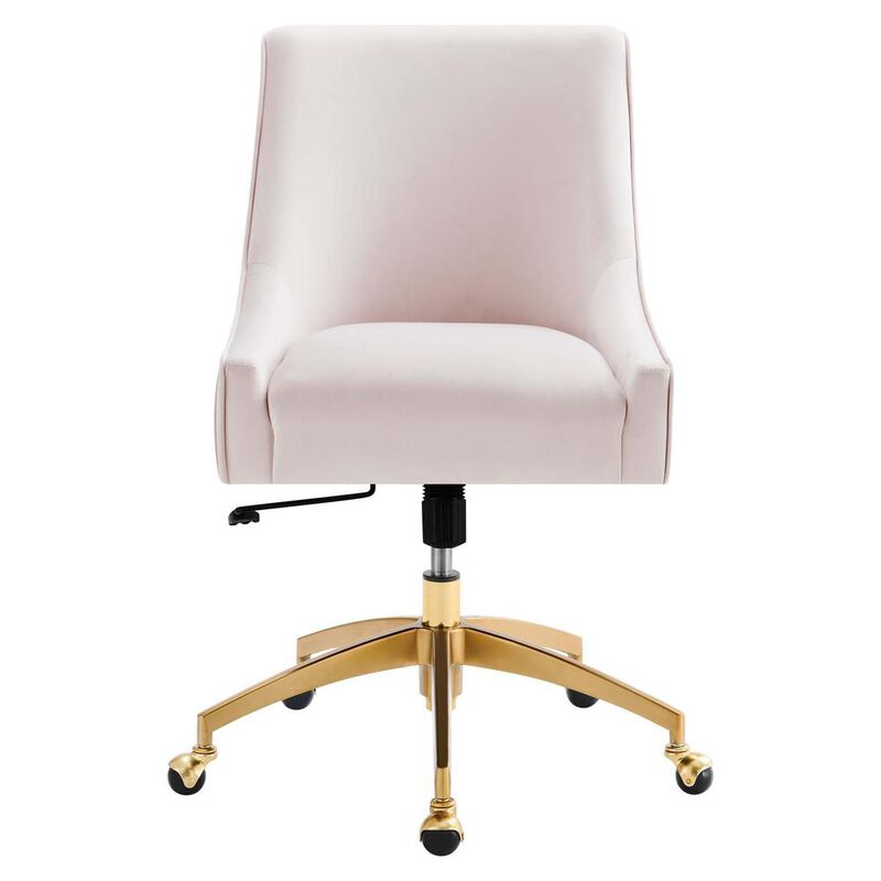 Discern Performance Velvet Office Chair image number 3