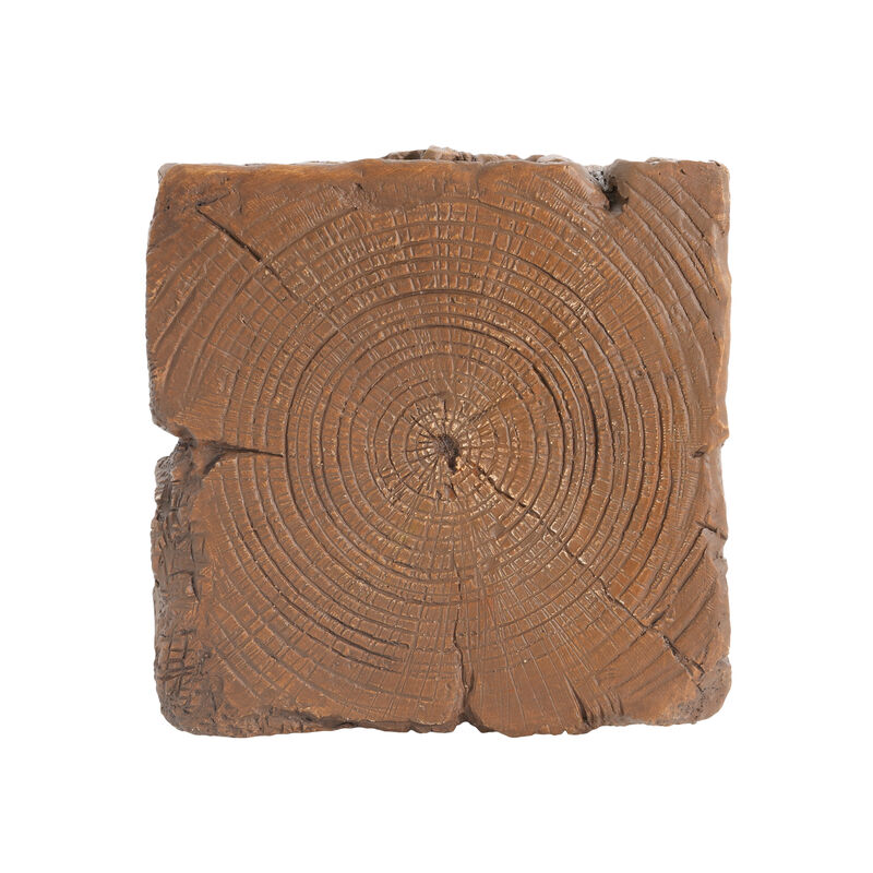 Christopher Knight Home Chasey Rustic Outdoor Stump Shape Lightweight Concrete Side Table image number 6