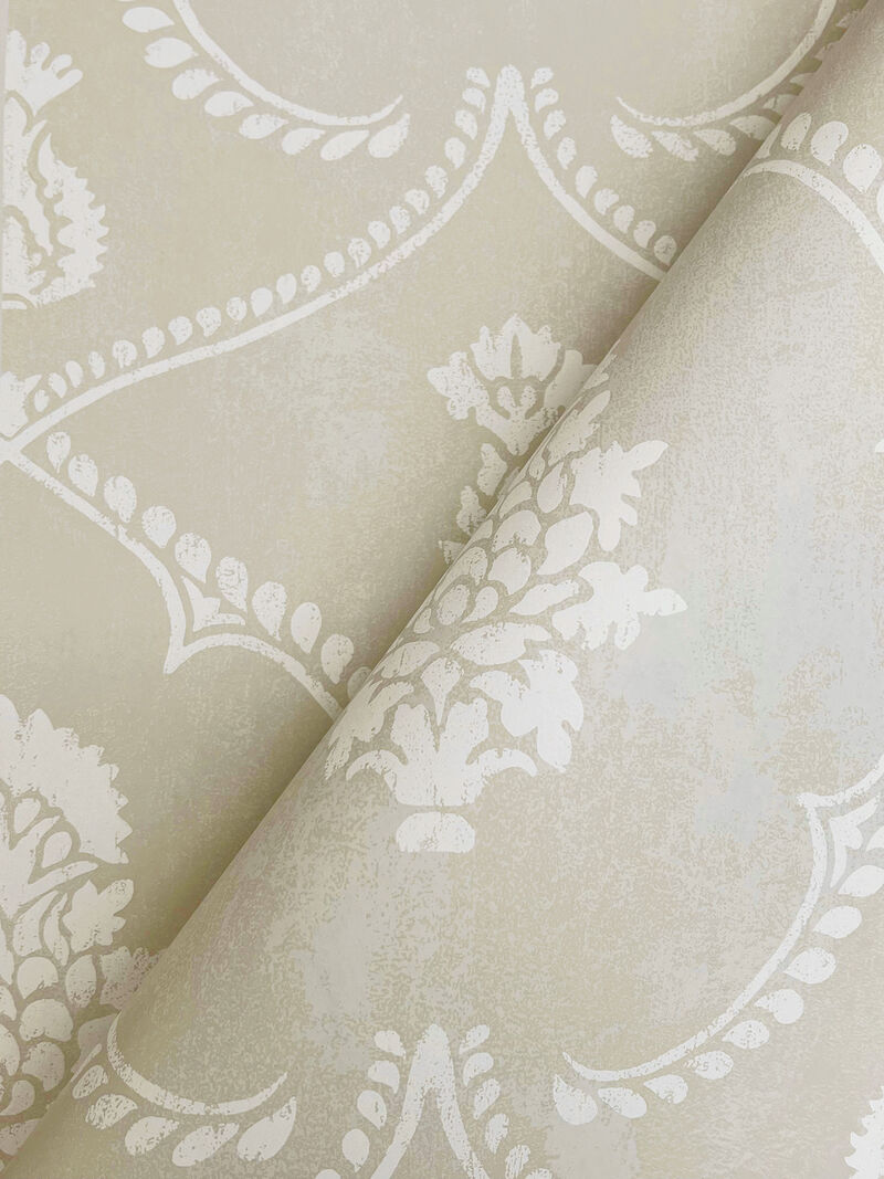 Royal Damask Gray Wallpaper (Set of 2) image number 1