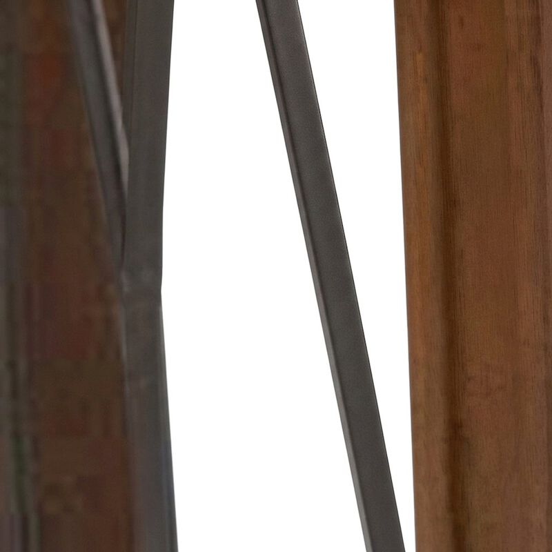 Solid Rubberwood and Birch Sofa Table, Console Entryway Table image number 6