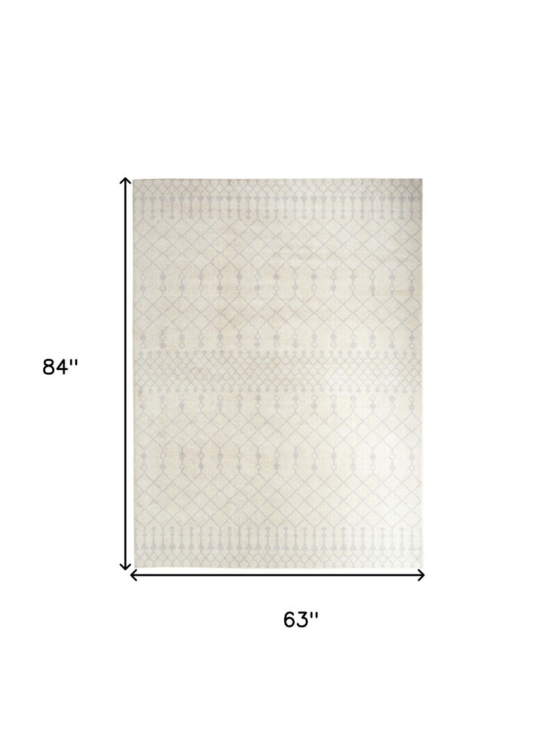 HomeRoots Moroccan Washable Area Rug image number 2