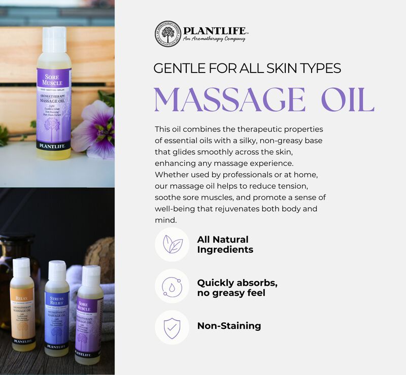 Plantlife Gift Set 4 Pack Massage Oil image number 2
