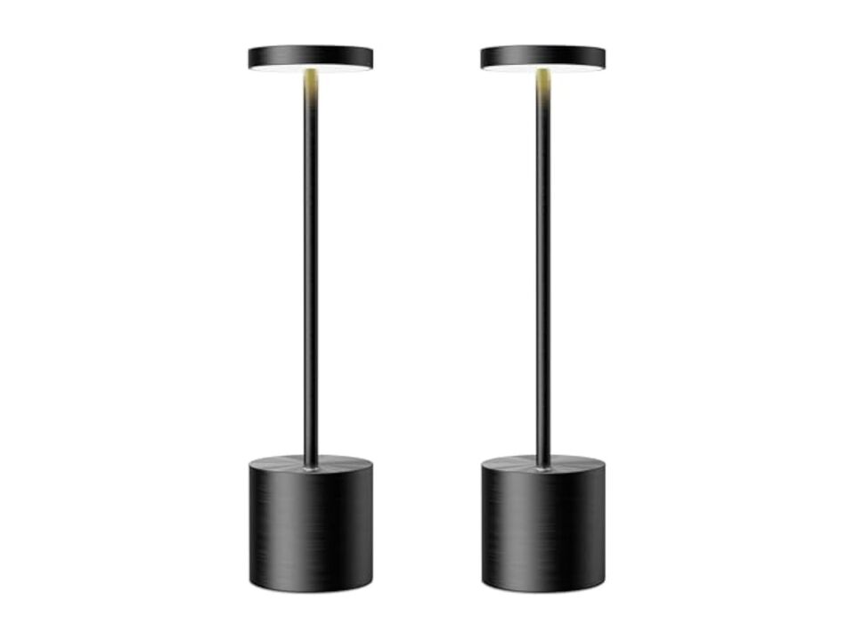 Rechargeable Cordless LED 2 Pack Home Decor Lights For Outdoor Restaurant