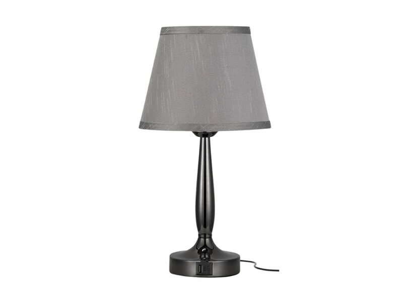 Touch Table Lamp with USB C and 3 Way Dimmer for Bedroom