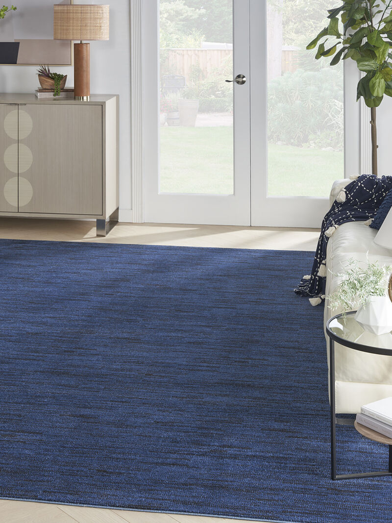 Nourison Essentials NRE01 Midnight Blue 10' x 14' Rug