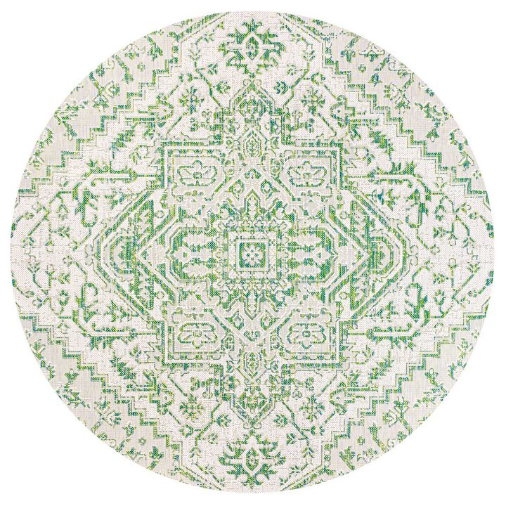 Estrella Bohemian Medallion Textured Weave Area Rug