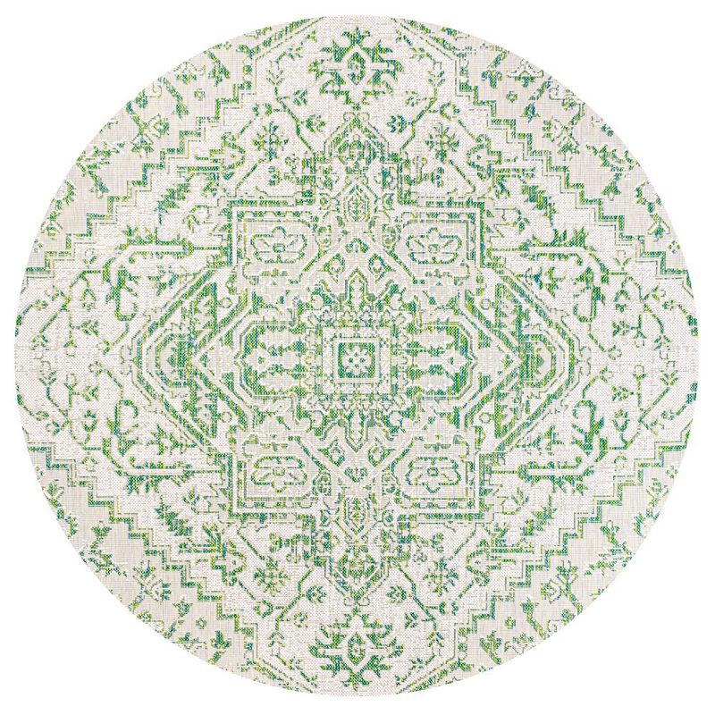 Estrella Bohemian Medallion Textured Weave Area Rug