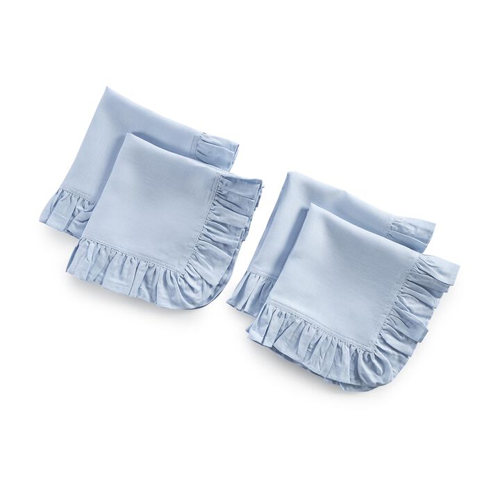Linen Dinner Napkins - Gabrielle Ruffle