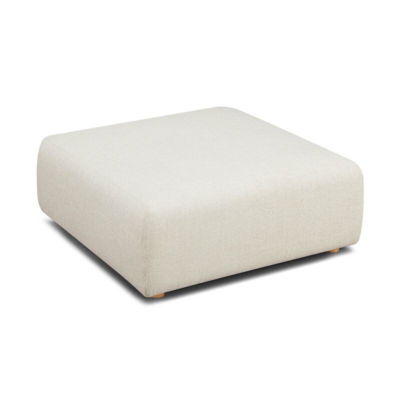 Hangover Heavy Textured Fabric Ottoman