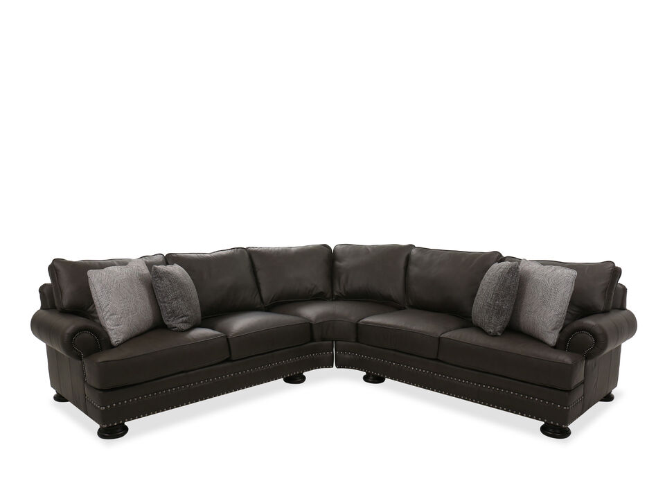 Foster Leather Sectional