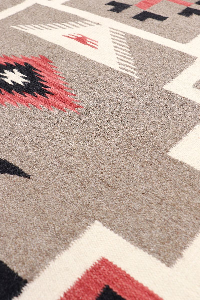 Pasargad Home Tuscany Reversible Wool Mocha Area Rug- 4'10'' X 7' 0'' image number 2